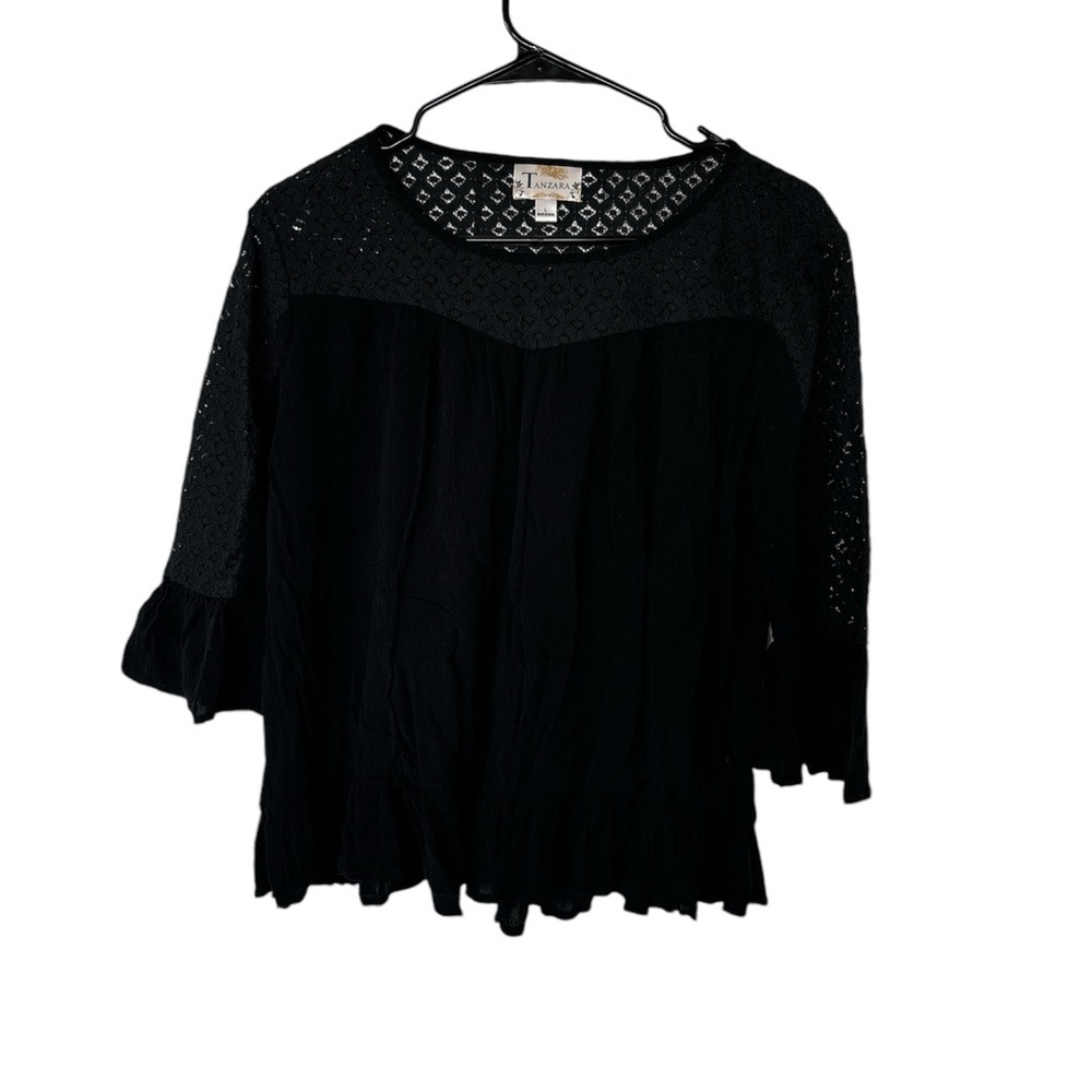 🌺Black Blouse by Tanzania